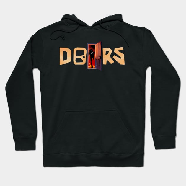 Open DOORS - Seek (Roblox Doors) Hoodie by Atomic City Art